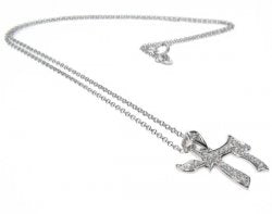 Diamond Chai necklace