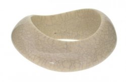 Turquoise large Crackle bangle