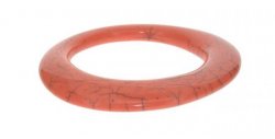 Slim irregular crackle bangle