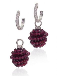 Raspberry' Earrings