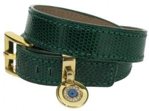 Double cuff - Green - Lizard
