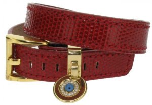 Double cuff - Red - Lizard
