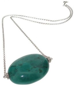 Pebble necklace - Turquoise