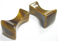 Pedone' Square Cufflinks - Tigers Eye