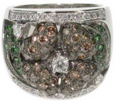 Ruby Rose and Diamond ring