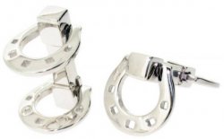 Horseshoe cufflink - plain