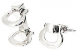 Horseshoe cufflink - shiny