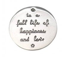 To a full life of happiness and love - token