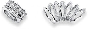 Guards for Eternity rings - White Gold