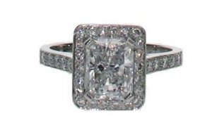 Radiant Cut Diamond - Microset