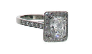 Radiant Cut Diamond - Microset