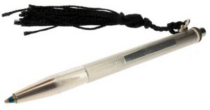 Sterling Silver pad pen with tassel