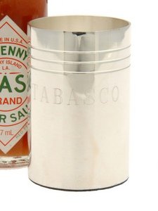 Tabasco Pot - Silver Plate