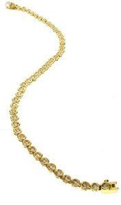 Diamond line bracelets - collett set small