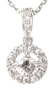 Diamond pendant - microset