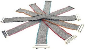 Woven silk and Silver - Colour-edged - Slim cuff