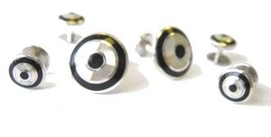 Archie' Dress Shirt Studs & Cufflinks - Onyx