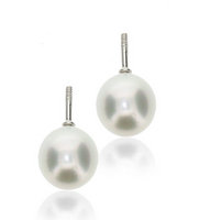 Interchangeable 'Oval Link' Diamond earrings - Citrine