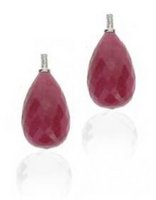 Interchangeable 'Oval Link' Diamond earrings - South Sea Pearl