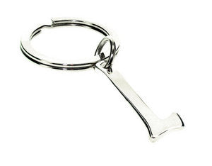 Sterling Silver Initial Keyring