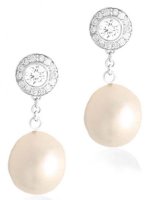 Diamond Studs with detachable Briolettes - Ruby