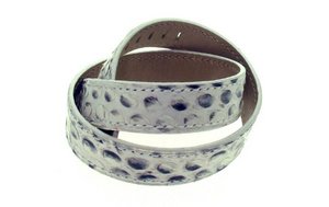 Double cuff - White - Snakeskin