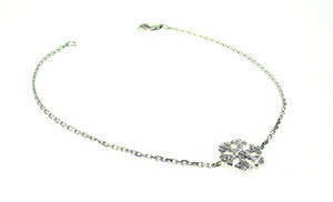 Diamond snowflake bracelet