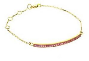 Diamond identity bracelet