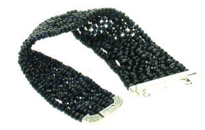 Filigree Diamond buckle with single Ruby strap