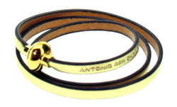 Antonio Ben Chimol leather bracelet with magnetic clasp
