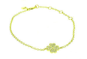 4 Leaf Clover Diamond Bracelet