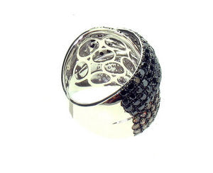 Triple crossover ring - Black