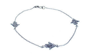 Diamond Hamsa bracelet - Triple