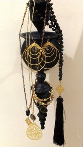 Arabian Hammered bead bracelets - gold plated