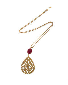 Arabian Teardrop long necklace
