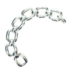 Italian square link bracelet