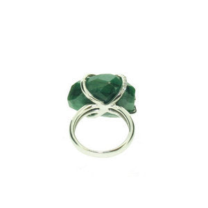 Emerald Rock Ring
