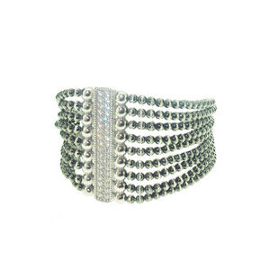 Italian 9 row ball bracelet