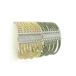 Italian 9 row ball bracelet