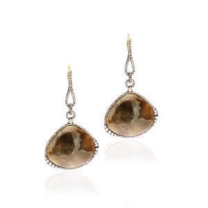 Natural Sapphire Drop Earrings