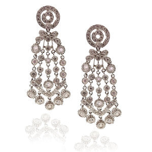 Bow Diamond Earrings