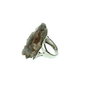 Fossil & Brown Diamond Ring