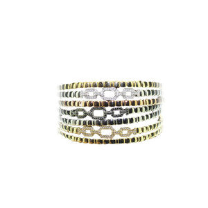 Stacking Bangles - Lozenge - with Diamond Centre Motif