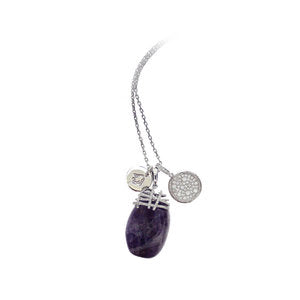 Amethyst Pebble Pendant