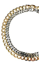 Flat Curb Chain - Yellow Gold