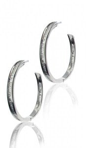 Diamond hoop (Baguette Diamonds)