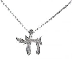 Diamond Chai necklace