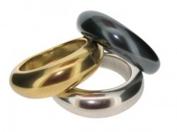 Medium irregular Silver bangle
