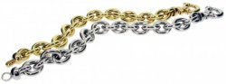 Gold chunky bracelet
