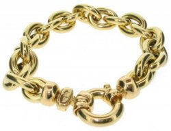 White Gold chunky bracelet